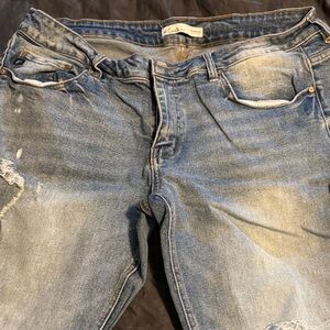 KanCan Blue Distressed Skinny Jeans